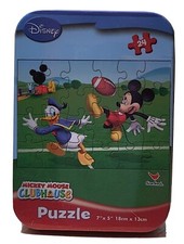 Mickey Mouse Clubhouse 24 Count Puzzle In Tin 7 X 5"