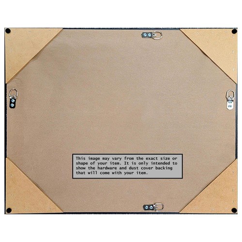 Amanti Art Framed Wall Mirror 22.5" H x 28.5"W Beveled Glassin Oil Rubbed Bronze - Picture 2 of 6