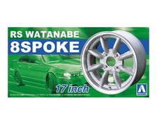 Aoshima 124 Rs Watanabe 8 Spoke 17inch Model Wheel Set 4pcs