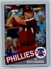 2020 Topps Chrome #85TC-20 Rhys Hoskins 1985 Topps Baseball