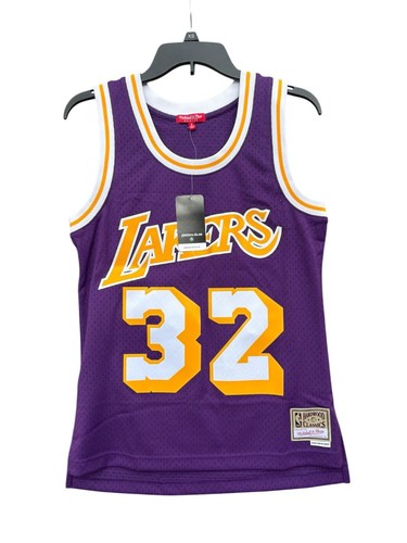Mitchell & Ness Damen Trikot Größe S Hardwood Classics Lakers Magic Johnson 32