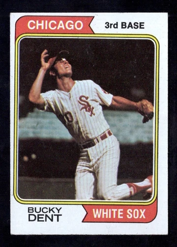 1974 Topps Baseball Card #582 Bucky Dent Rookie RC Chicago White Sox EX+ *a