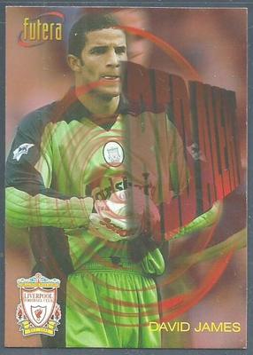 FUTERA - LIVERPOOL 1998 - #89 - ALARMRED - DAVID JAMES