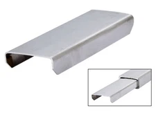 CRL PR1X2CSS Stainless Steel 1" x 2" Pipe Rail Splice Connector Mill