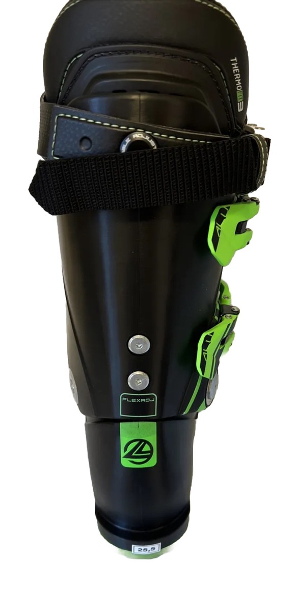 Lange RX 130 Ski Boot 25.5 Black/Green | eBay