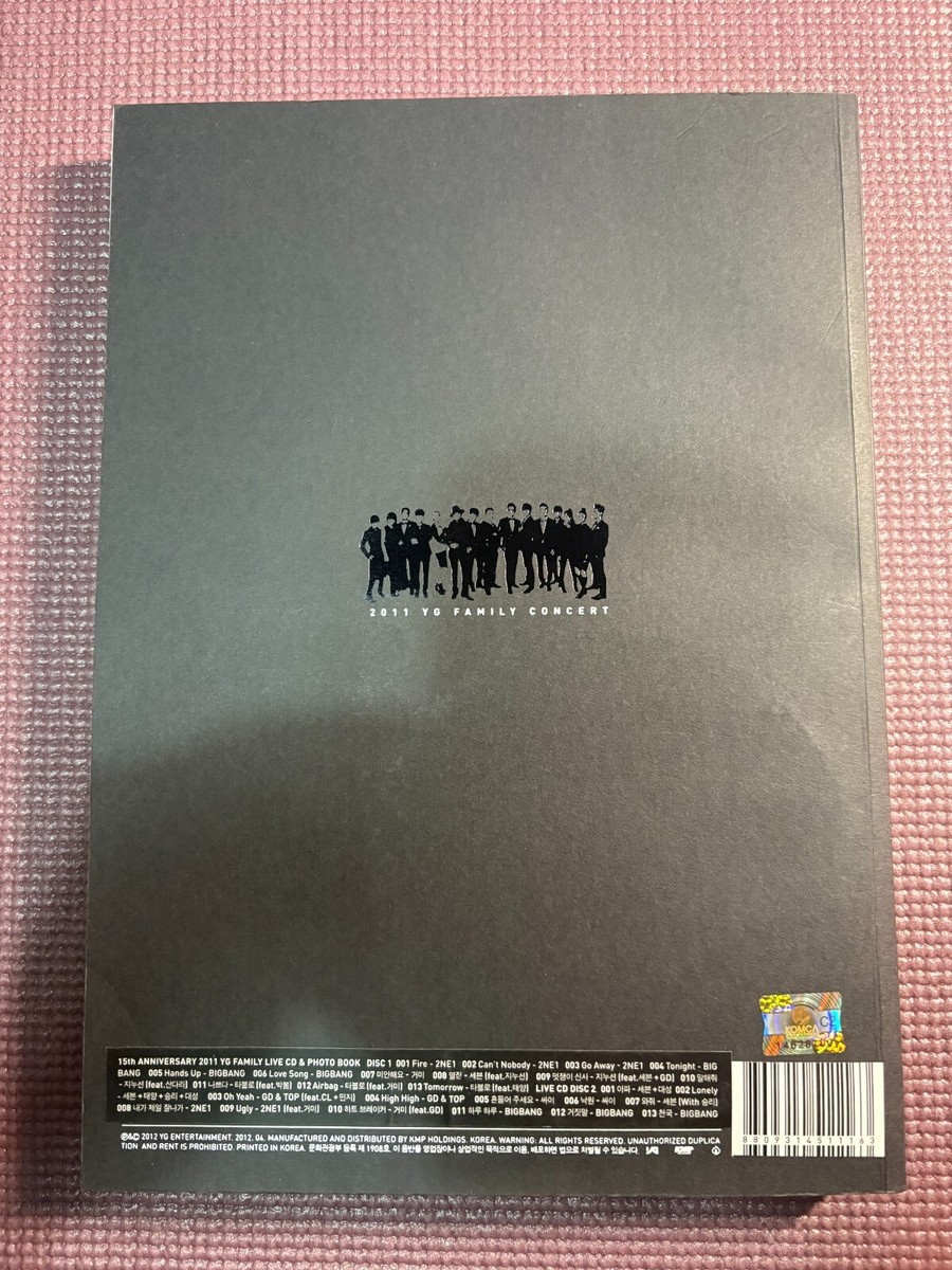 YG FAMILY CONCERT フォトブック +- BIGBANG/ 2011 YG Family Concert 15th Anniversary Live 2 CD