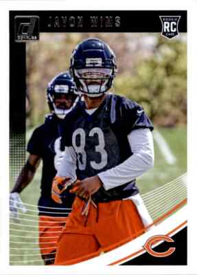 2018 Panini Donruss Javon Wims RC Chicago Bears #391