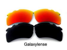 Galaxy Replacement Lenses For Oakley Flak 2.0 XL Vented Sunglasses Black/Red