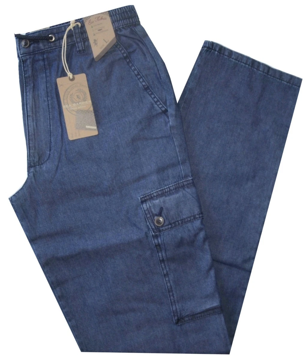 Pantalon Homme Taille M L XL XXXL De XXL Poches Jeans Lumi re Sea Barrier Darcy