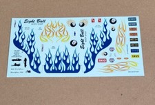 AMT 1/25 1955 CHEVY BEL AIR SEDAN DECAL SHEET
