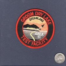 AREA 51 Groom Lake Test Facility USAF Dreamland Base Squadron Patch