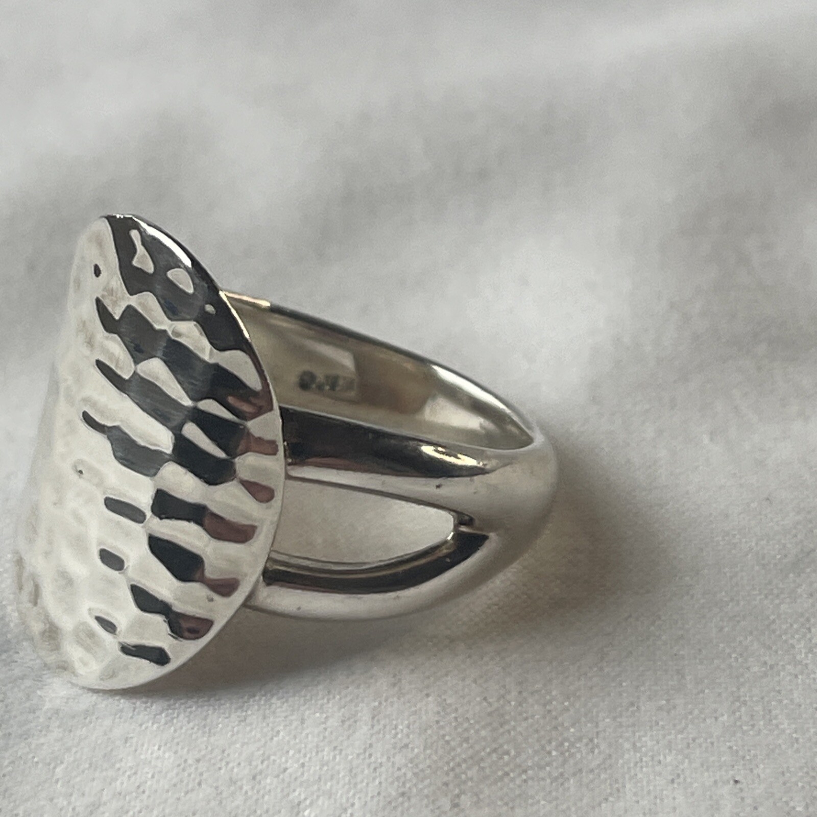 JBM Solid Sterling Heavy Construction Textured Sh… - image 1