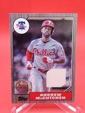 Andrew McCutchen 2022 Topps Series 2 #87BR-AM 1987 Jersey Relic Black 39/199