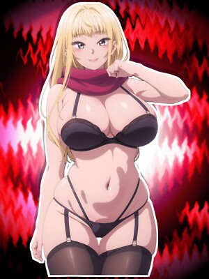 Adult Waifu Hokkaido Gals Are Super Adorable Minami Fuyuki Vinyl Sticker 6''