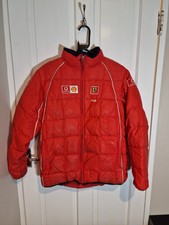 Ferrari Puffa Jacket Feather Jacket Goose Down Red Size Large