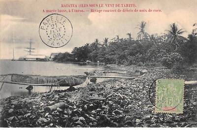 Tahiti - Nr. 78712 - RAIATEA (Inseln unter dem Wind von Tahiti) - Bei Ebbe, in