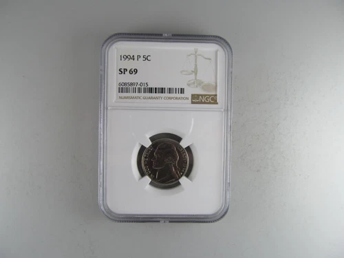 1994-P Matte Finish Jefferson Nickel, NGC SP-69 -- ULTRA RARE COIN!