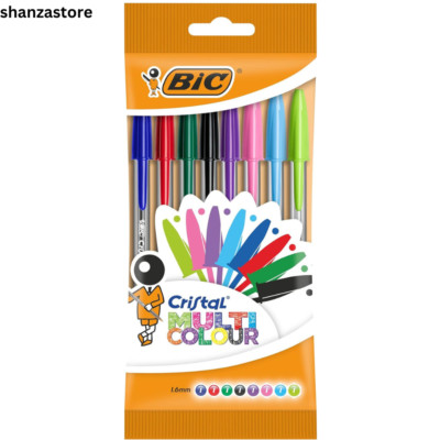 BIC Cristal Kugelschreiber - 8er Pack - verschiedene Farben (Mode + Standard)
