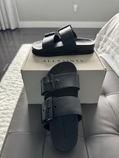 Image of All Saints Sian Black Sandals Size 8/38