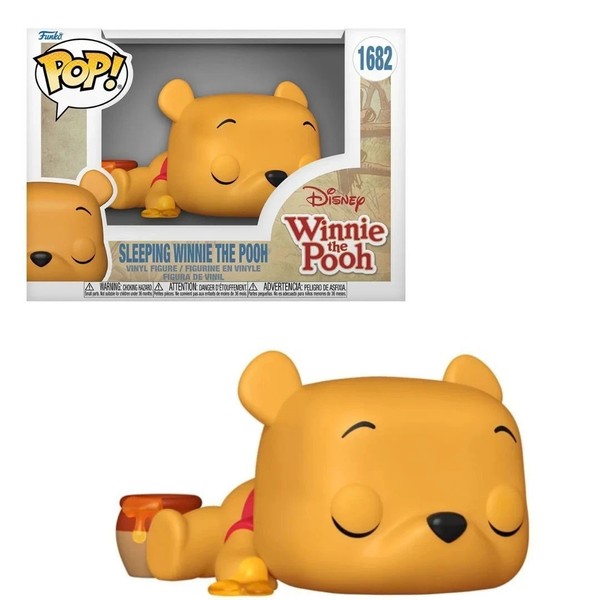 Disney Winnie The Pooh - Sleeping Pooh 3,75 Pop Vinyl Figur 1682 Funko Neu-image