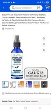 BodyJ4You Aftercare Piercing Solution Gauges Stretching Balm Set - 2 Items
