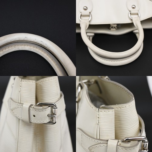 LOUIS VUITTON LV Logo Passy PM Hand Bag Epi LeatherWhiteSHW M5926J 64YH209 - Picture 8 of 20