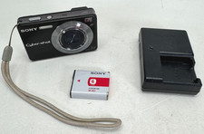 VTG SONY Cyber-Shot DSC-W120 7.2MP DIGITAL CAMERA Black Battery Charger Bundle