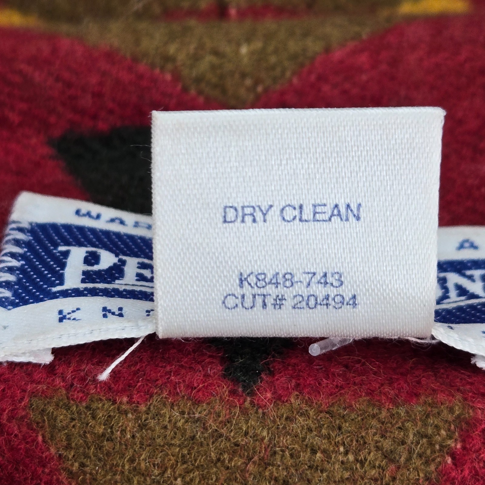 Pendleton Knockabouts Coat Large Red Aztec Navajo… - image 17