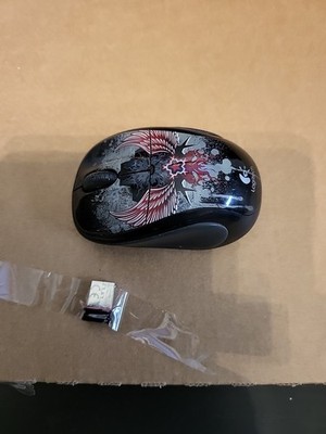 Used Logitech M305 Wireless Optical Mouse w/ Unifying Receiver Black Taboo GUC