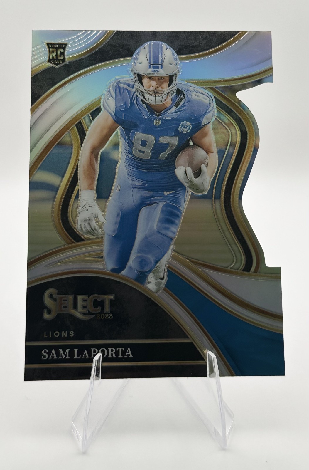 Sam LaPorta Panini Select #221 Silver Die Cut