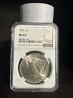 1925 Peace Silver Dollar Graded MS63 By NGC - (B)