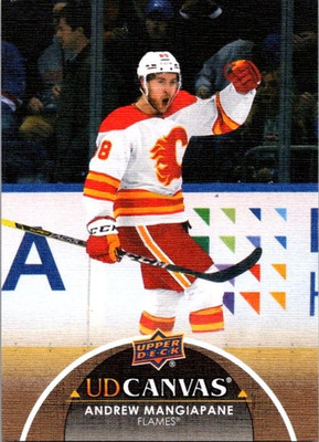 2021-22 Upper Deck Canvas Andrew Mangiapane #C282 Calgary Fames