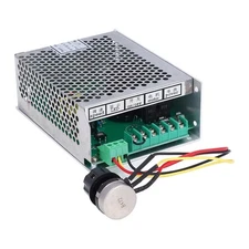 PWM DC Motor Speed Controller AC110‑220V Input DC0‑100V Output Aluminum Alloy