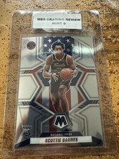 2021-22 Panini Mosaic #257 Scottie Barnes Rookie MBS Graded 9 Mint RC Raptors