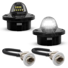 LED License Plate Light with Socket Wiring Harness Plugs Tag Lights for Ford ...