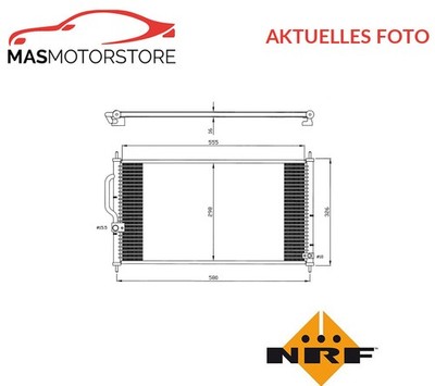 KONDENSATOR KLIMAANLAGE NRF 35627 A FÜR HONDA CR-V I,INTEGRA 2L,1.8L