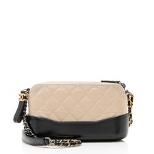 Chanel Aged Calfskin Gabrielle Clutch Crossbody