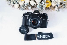 🎦[Tested] MINOLTA X-700 35mm SLR Film Camera + MD ROKKOR 28mm f2.8 Lens JAPAN