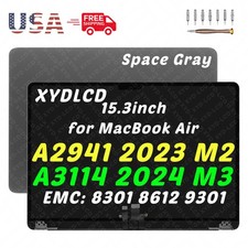 OEM for Apple Macbook Air A3114 M3 EMC 8612 9301 LCD Screen Assembly Space Gray