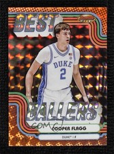 2024-25 Bowman U Best Ballers Orange Geometric Refractor 14/25 Cooper Flagg 1v3