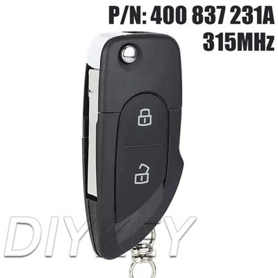 400 837 231A for Lamborghini Gallardo 2009-2014 Smart Remote Key Fob 315MHz