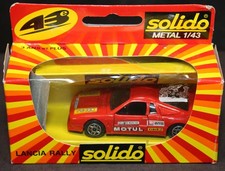 Lancia Rally Car Red 1:43 Car Diecast Solido Made in Portugal