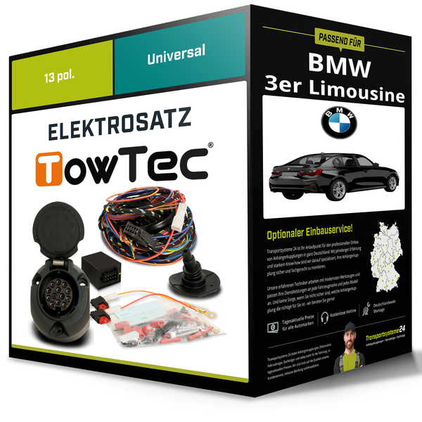 Elektrosatz 13-Pol Universell für BMW 3Er Limousine 10.2018-Jetzt NEU-image