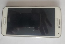 Samsung Galaxy S5, white body and skin, used; revive it or use it for parts