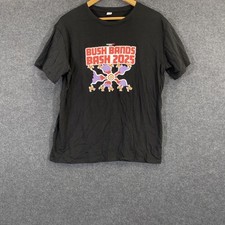 Bush Bands Bash 2025 Shirt Mens M Festival Indigenous Aboriginal Band Music