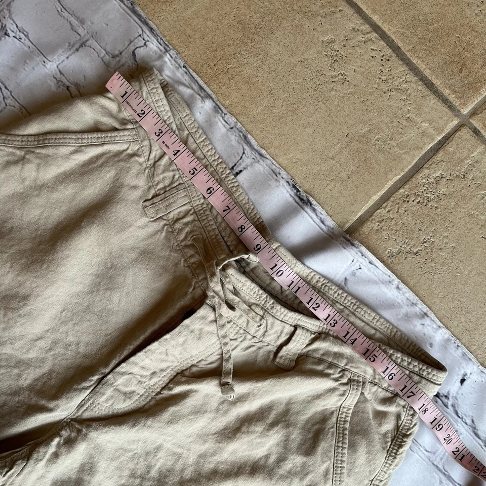 Pantalones de Murano Baird Mcnutt de lino para hombre 38x30 pantalones con botones informales silenciosos de lujo Foto 3 de 4