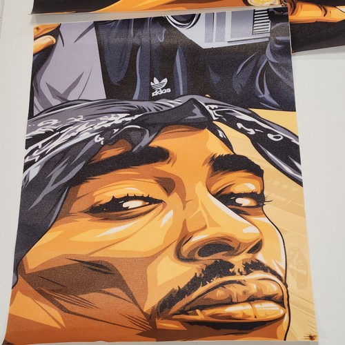 Póster de vinilo de leyendas del rap hip hop en proyecto de arte de pared de 5 piezas para enmarcar - Imagen 3 de 13