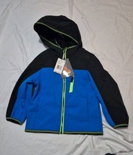 New Gerry Outdoors Boys Medium Ocean Blue Green Black Falcon Softshell Jacket