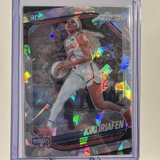 Kiki Iriafen 2025 Panini WNBA Prizm Ice Rookie RC #72 Washington Mystics
