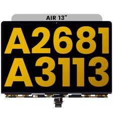 Nur LCD-Panel für MacBook Air 13" (A2681 / A3113 / A3240) (Alle Baujahre) (Prem